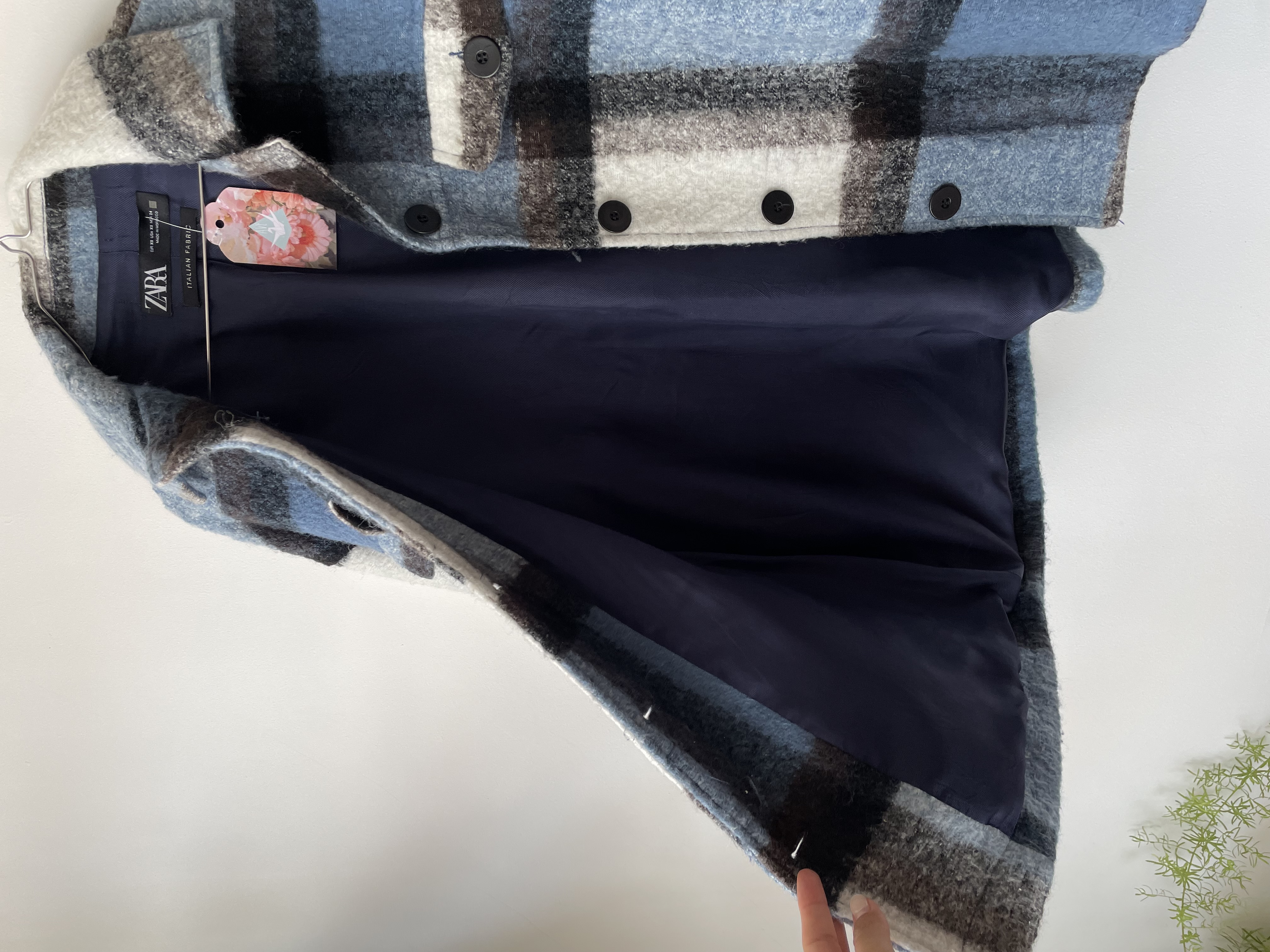 Sobrecamisa tartan. Talla: XS oversized 3