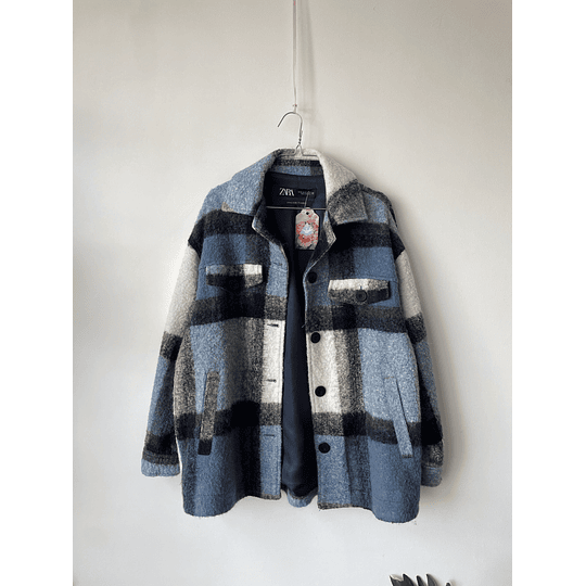 Sobrecamisa tartan. Talla: XS oversized