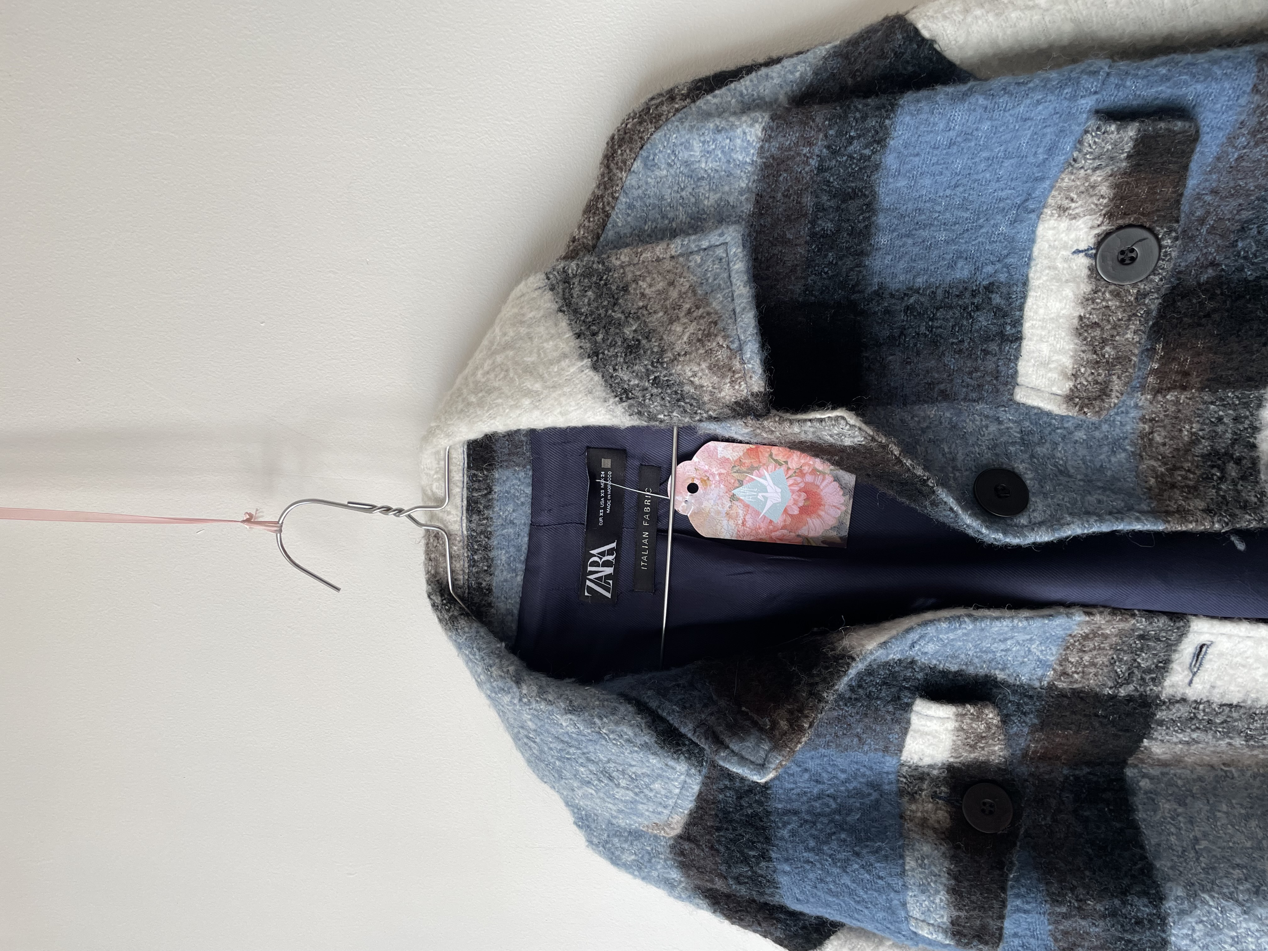 Sobrecamisa tartan. Talla: XS oversized 2