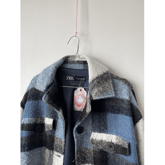 Sobrecamisa tartan. Talla: XS oversized