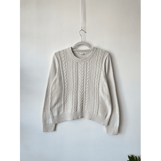 Sweater crudo. Talla: M