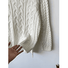 Sweater trenzado. Talla: 40 (m) 4