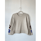 Sweater flores. Talla: XS 1