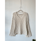 Sweater calado. Talla: S oversized 1