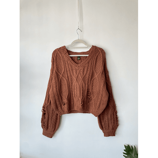 Sweater destroy. Talla: M oversized