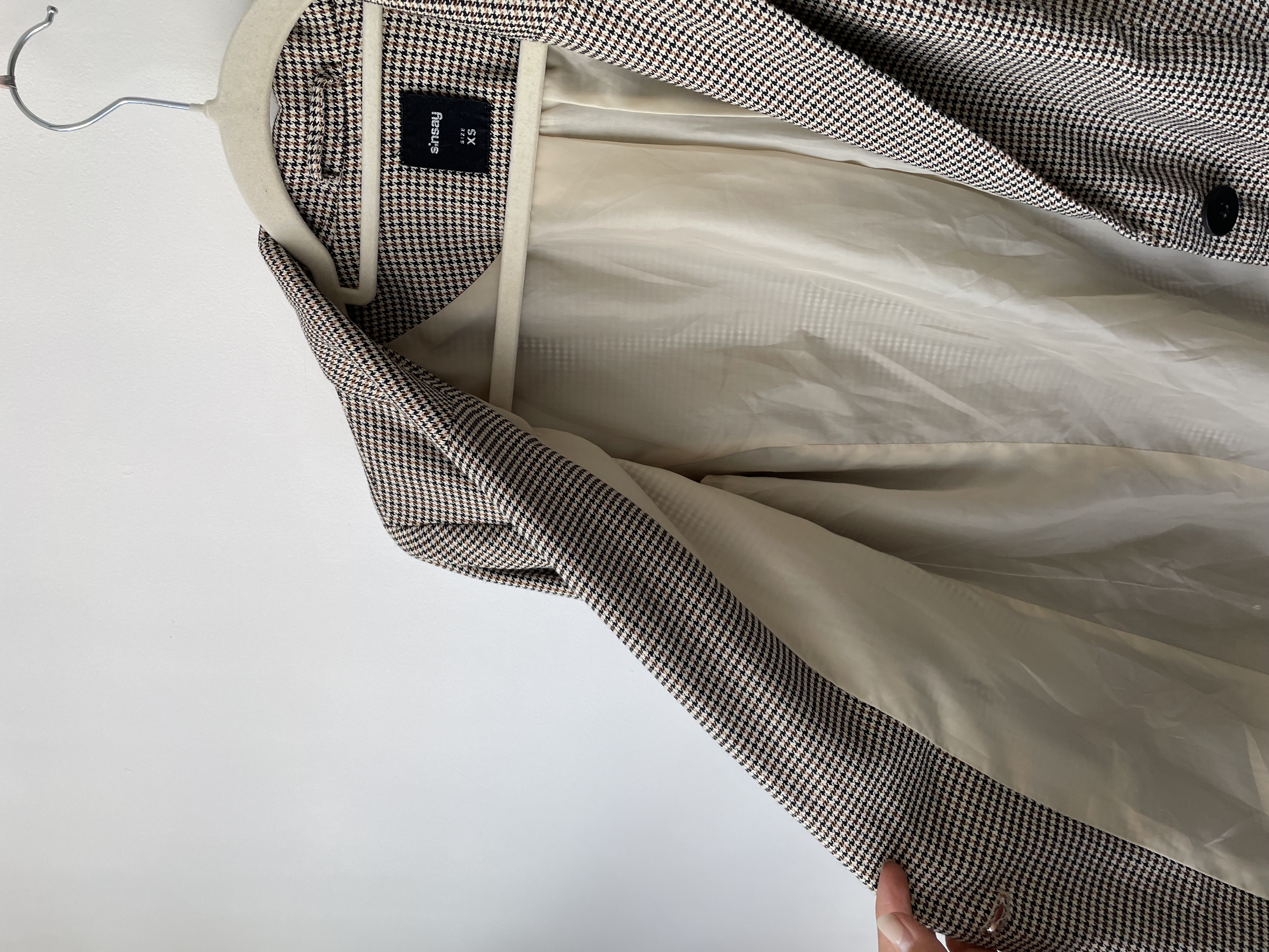 Blazer pata gallo. Talla: XS 3