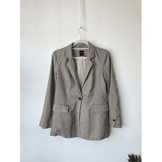 Blazer pata gallo. Talla: XS