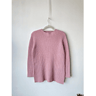 Sweater rosa lana. Talla: 44 (M) 1