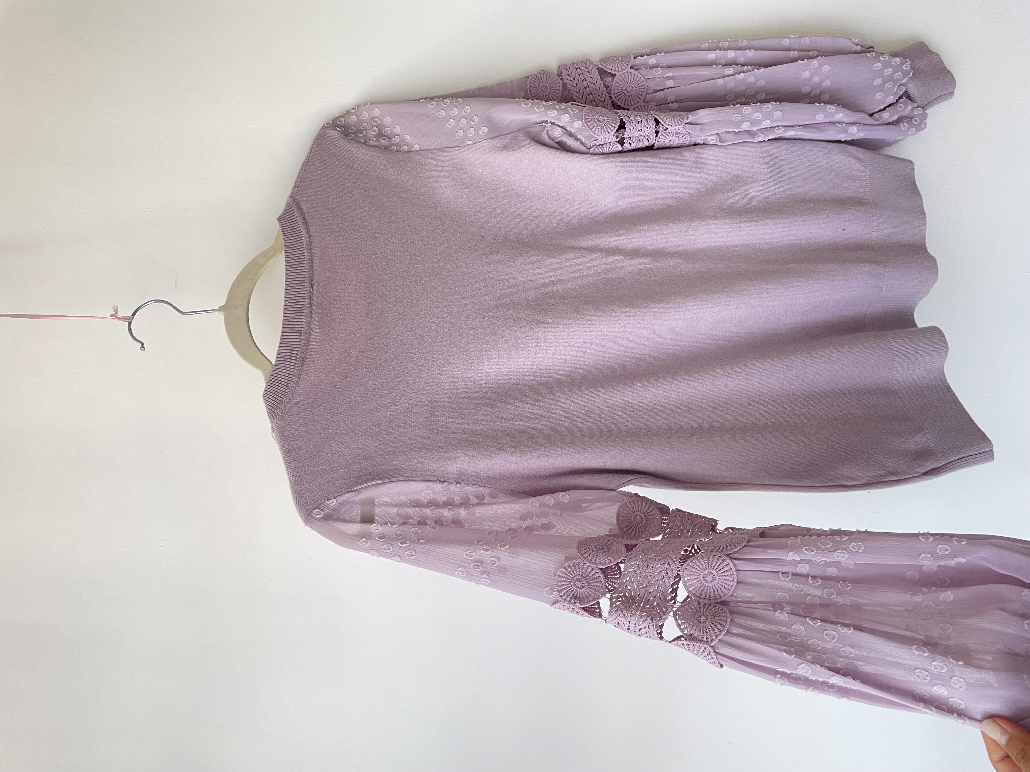 Sweater malva. Talla: S 2