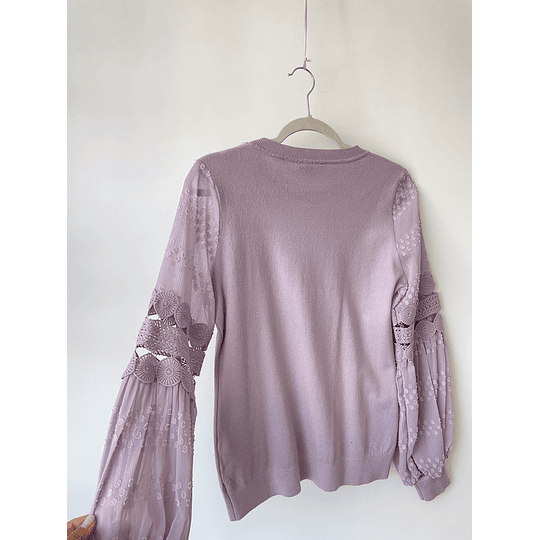 Sweater malva. Talla: S