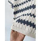 Polera rayada. Talla: 2XL niña (m)  3