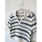 Polera rayada. Talla: 2XL niña (m)  2