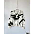 Sweater navy. Talla: M holgado 1