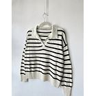 Sweater navy. Talla: M holgado 2