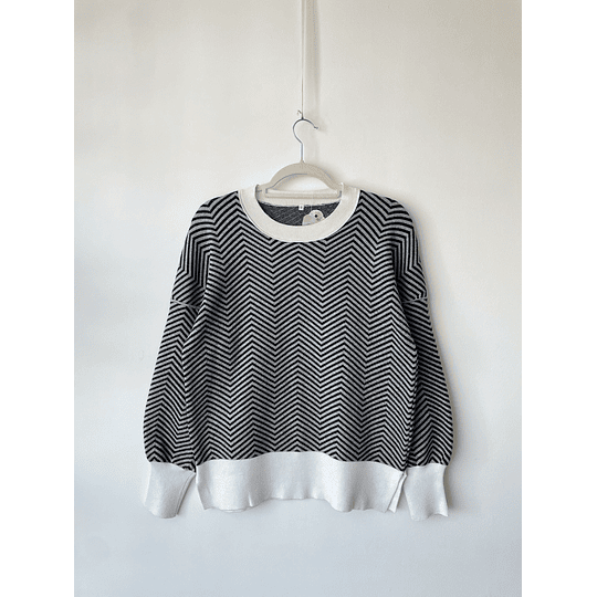 Sweater Chevron. Talla: S holgado