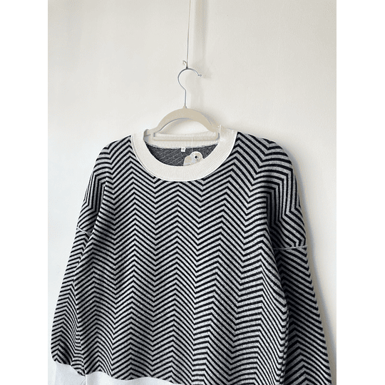 Sweater Chevron. Talla: S holgado