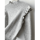 Sweater gris vuelos. Talla: M 3