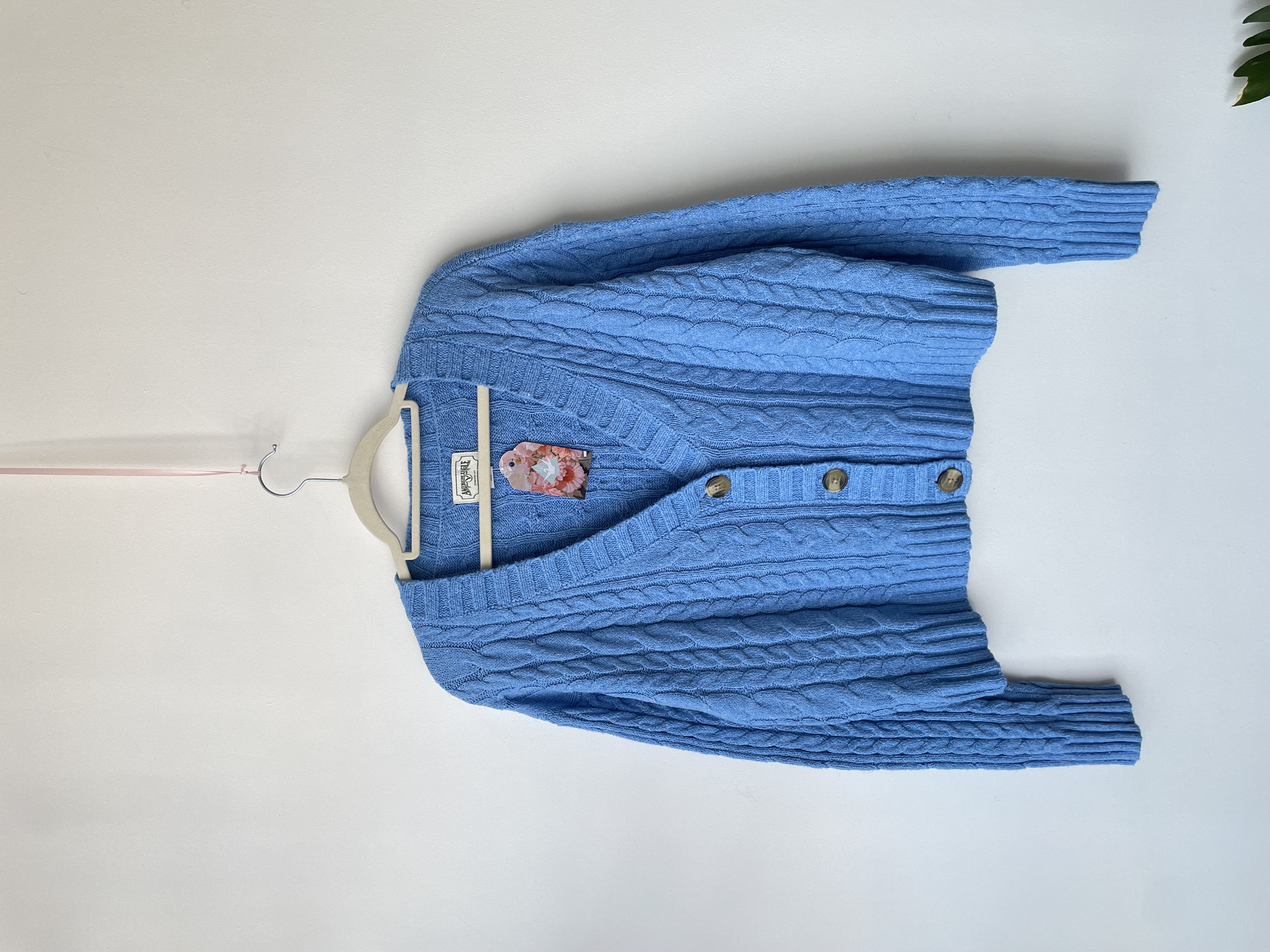 Cardigan trenzado. Talla: L 1