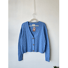 Cardigan trenzado. Talla: L 1