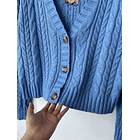 Cardigan trenzado. Talla: L 3