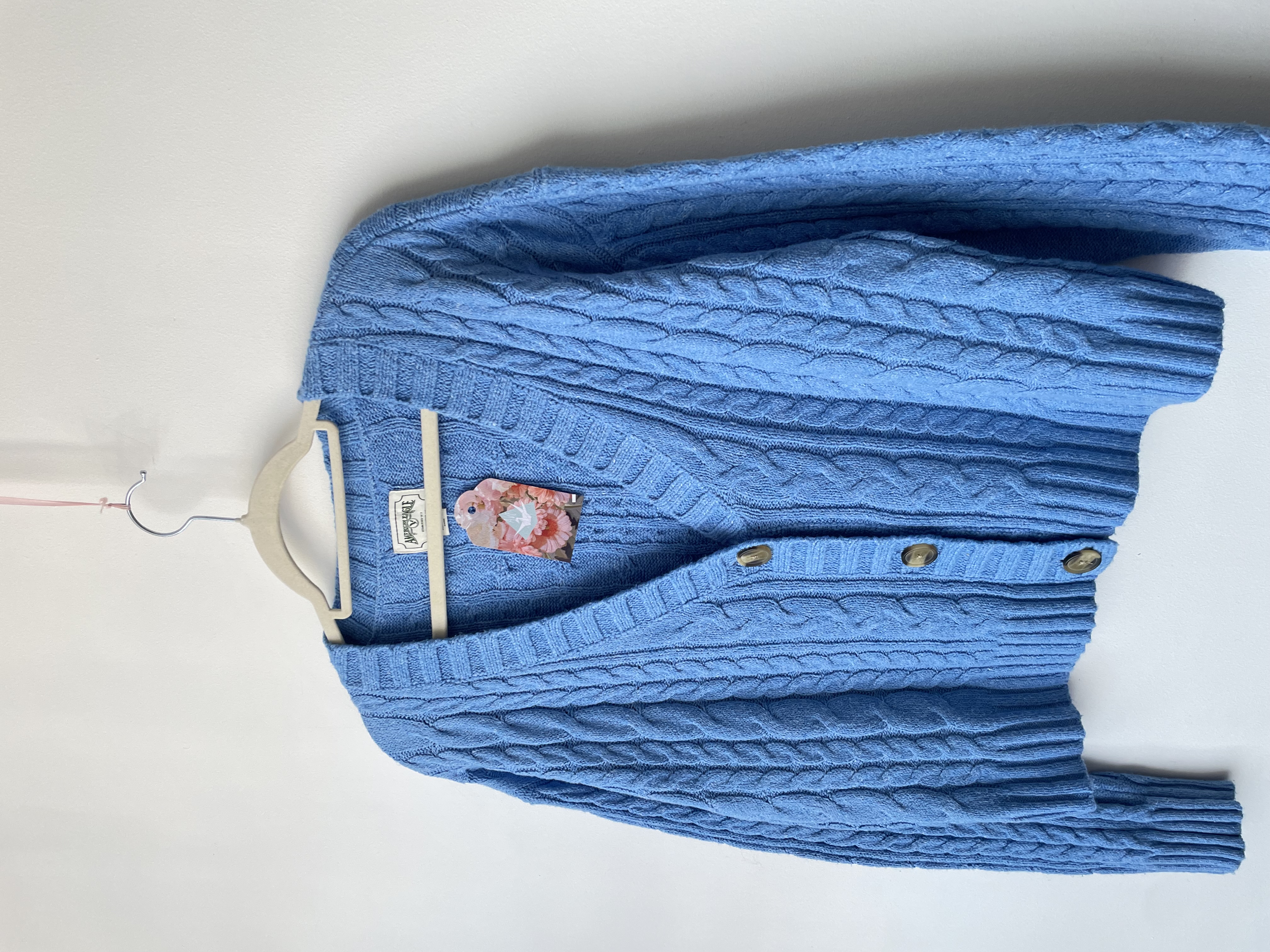 Cardigan trenzado. Talla: L 4