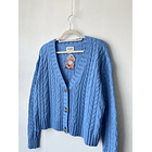 Cardigan trenzado. Talla: L 4