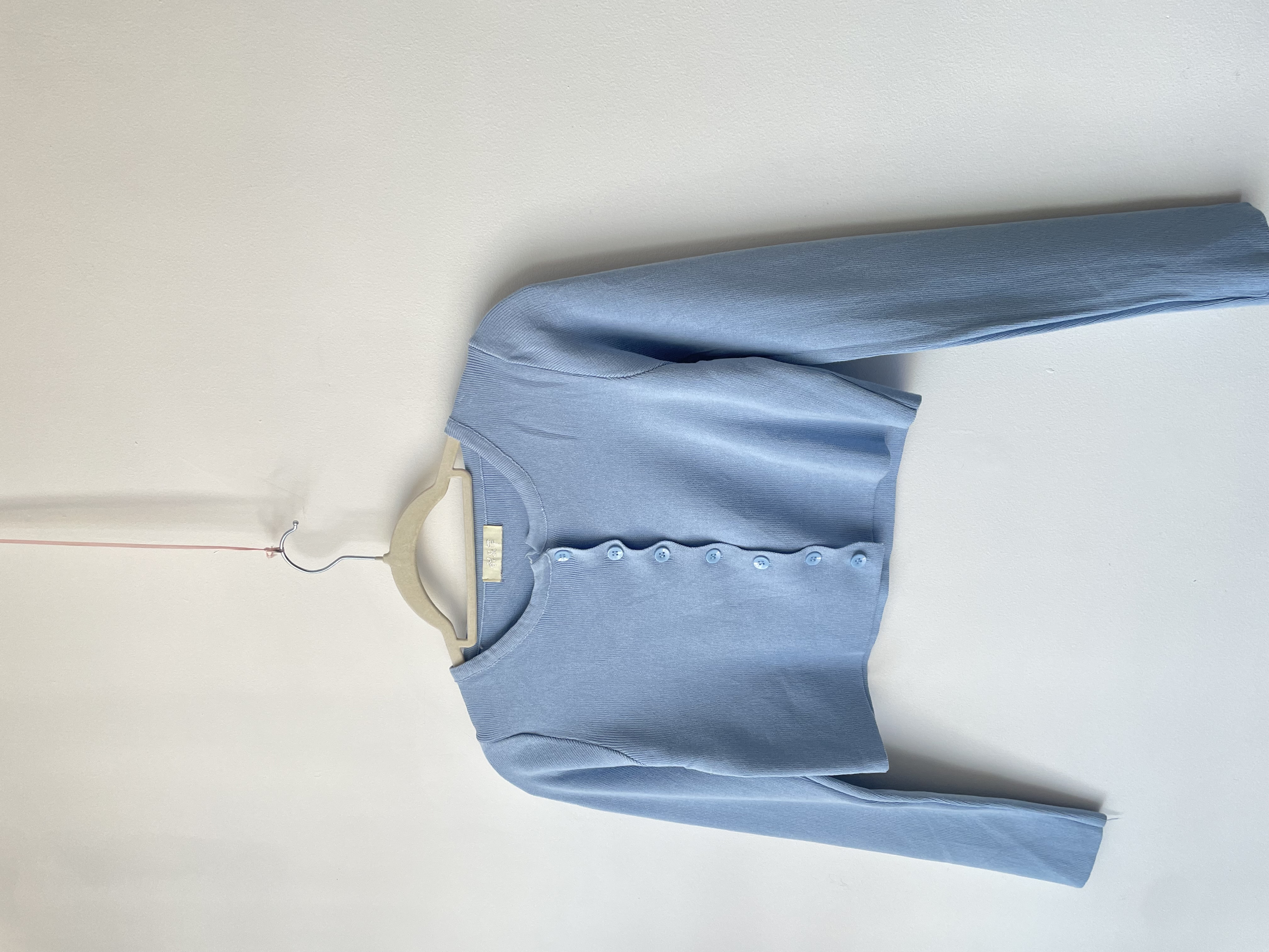 Cardigan baby blue. Talla: S 3