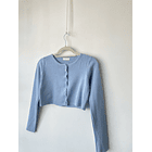 Cardigan baby blue. Talla: S 3