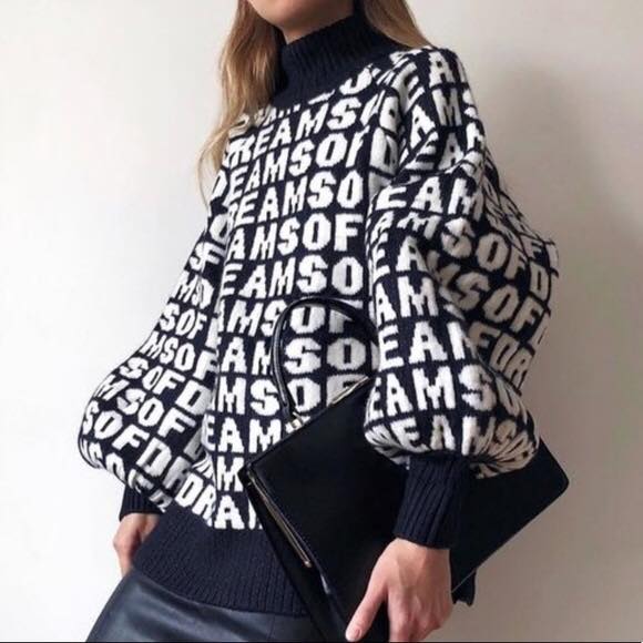 Sweater Dream Of. Talla: S oversized 5