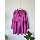 Vestido fucsia. Talla: L 1