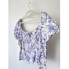 Blusa celeste. Talla: 2XL 3