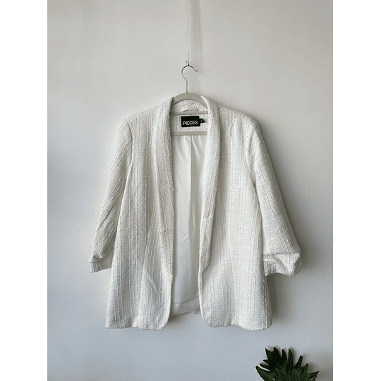 Blazer tweed. Talla: L