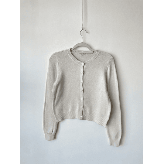 Cardigan crudo. Talla: XL niño (xs)