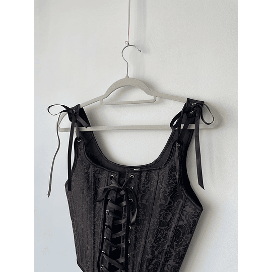 Corsé café. Talla: M chico (S/M)