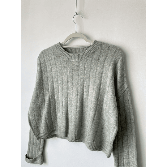 Sweater verde agua. Talla: XS oversized