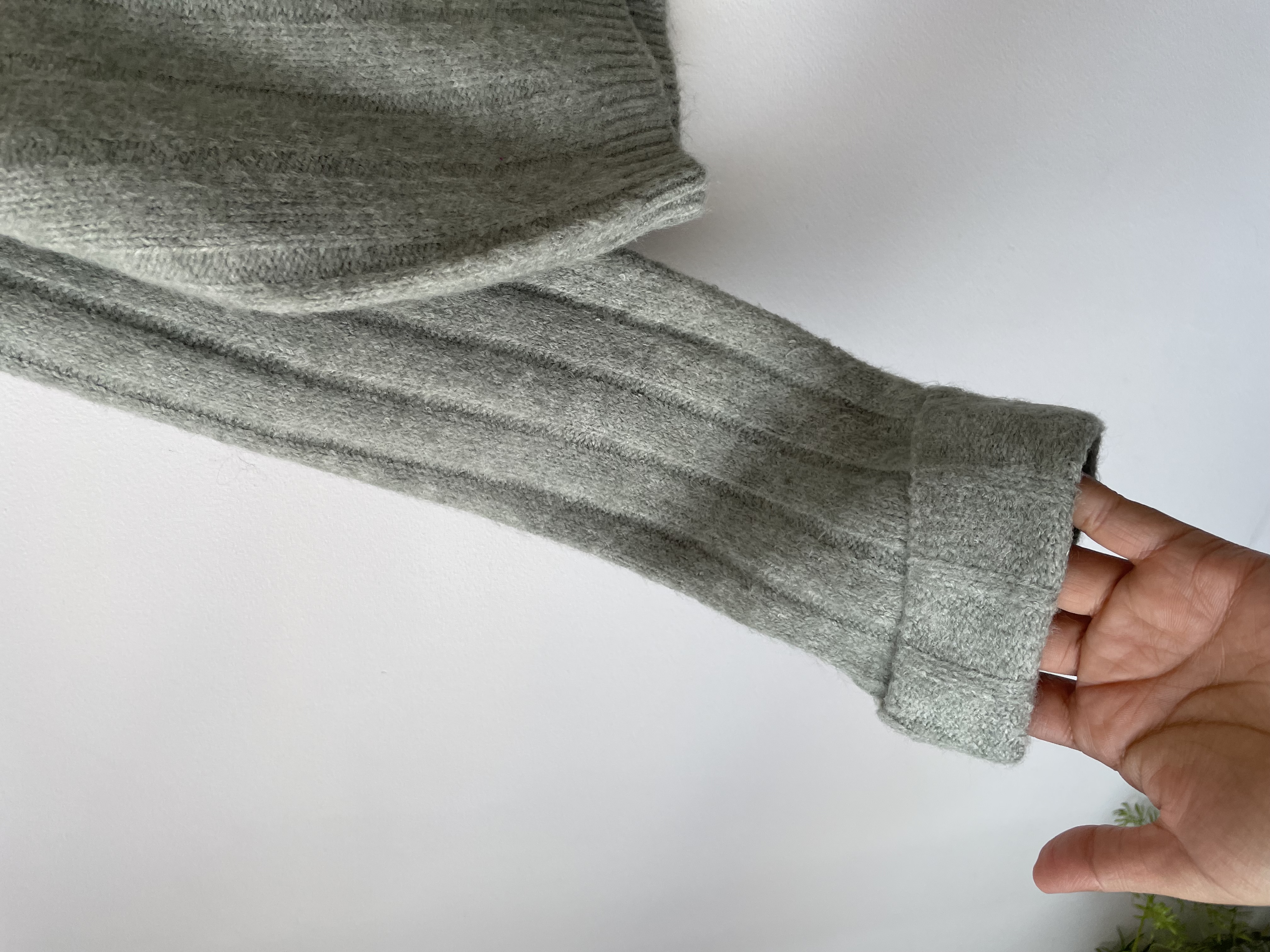 Sweater verde agua. Talla: XS oversized 3