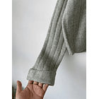 Sweater verde agua. Talla: XS oversized 3