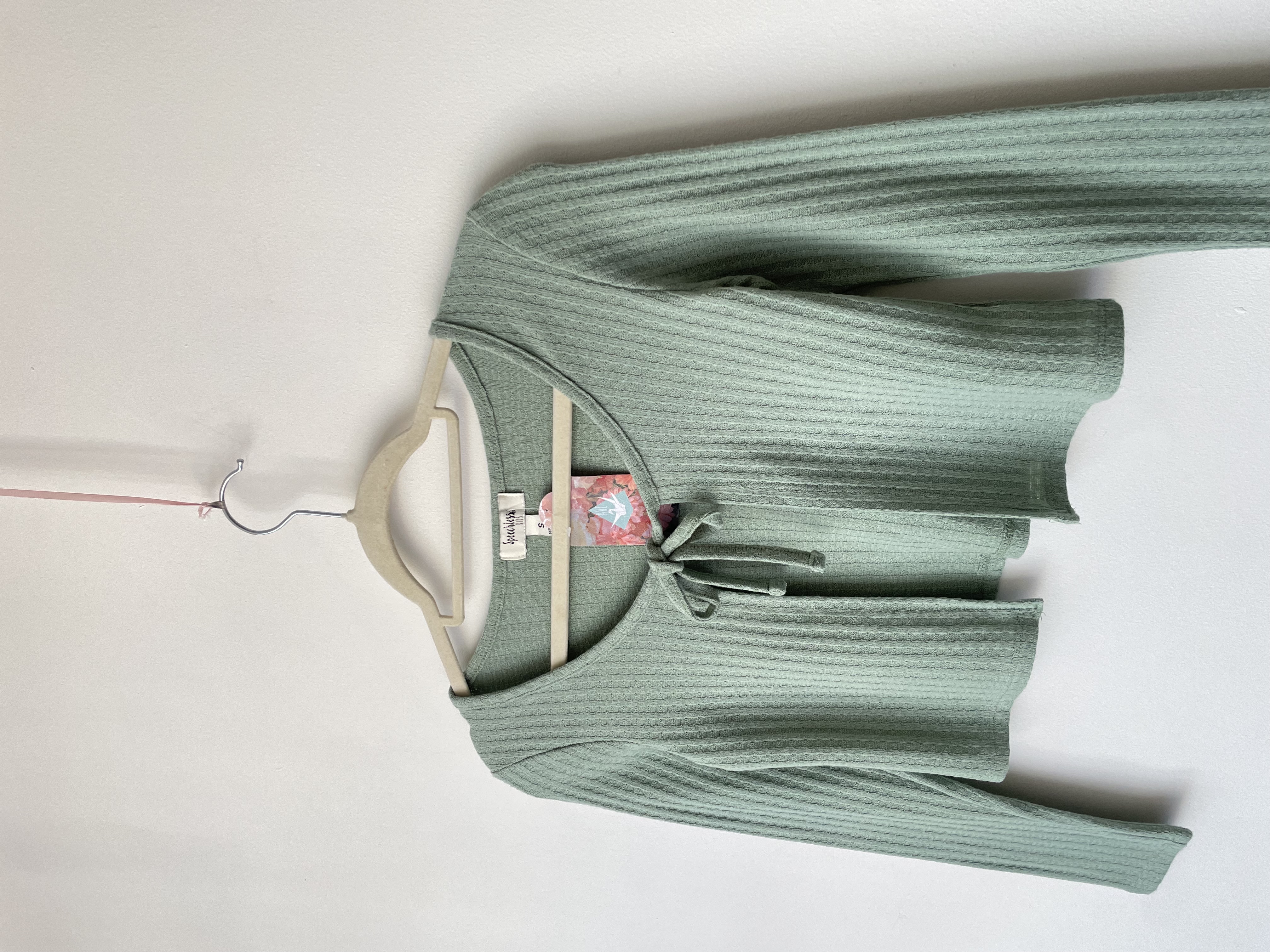 Tapado verde agua. Talla: S miña 2