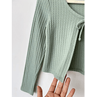 Tapado verde agua. Talla: S miña 3