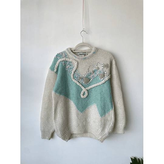 Sweater vintage. Talla: 40 holgado