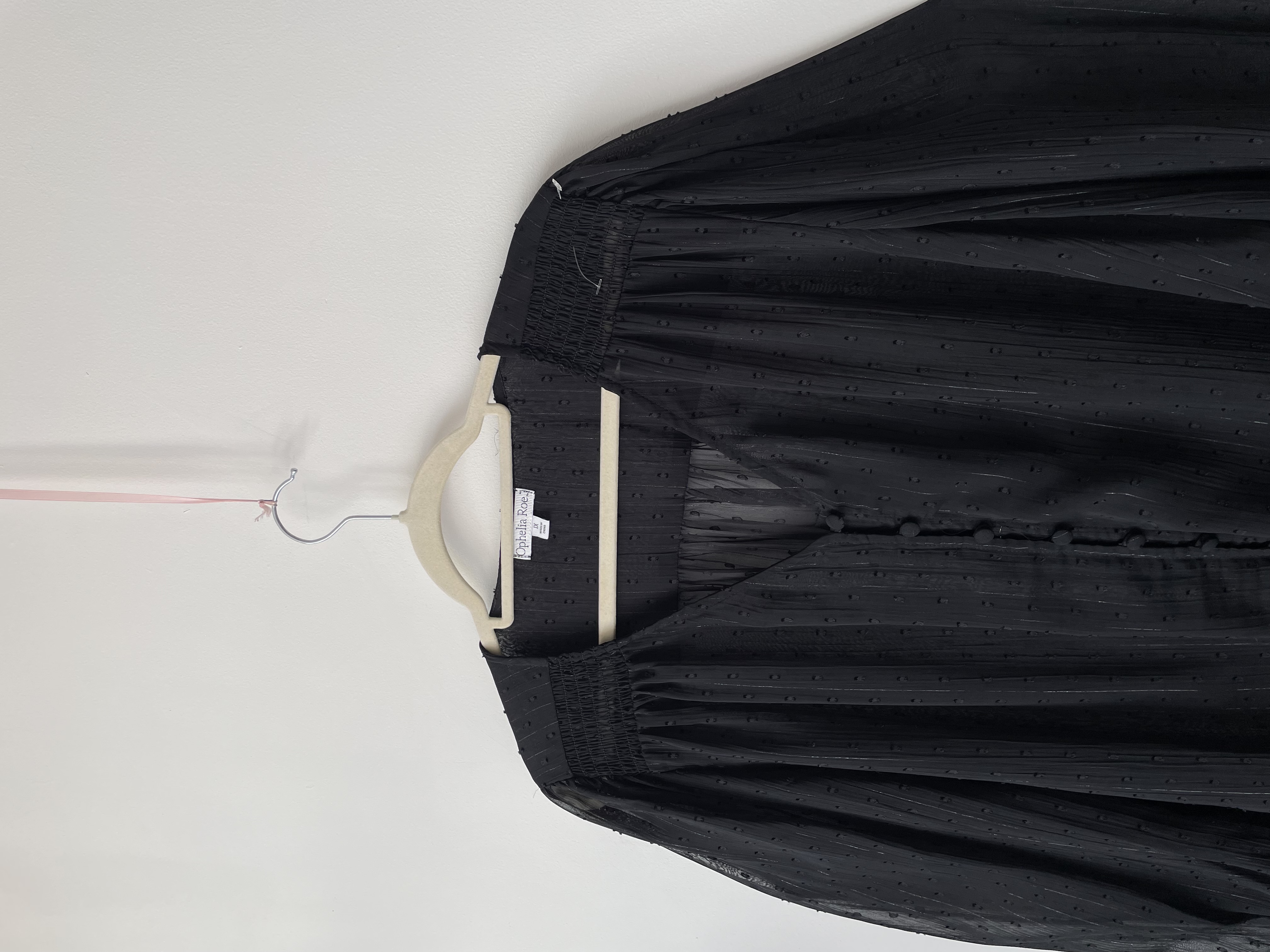 Blusa negra. Talla: XL 2