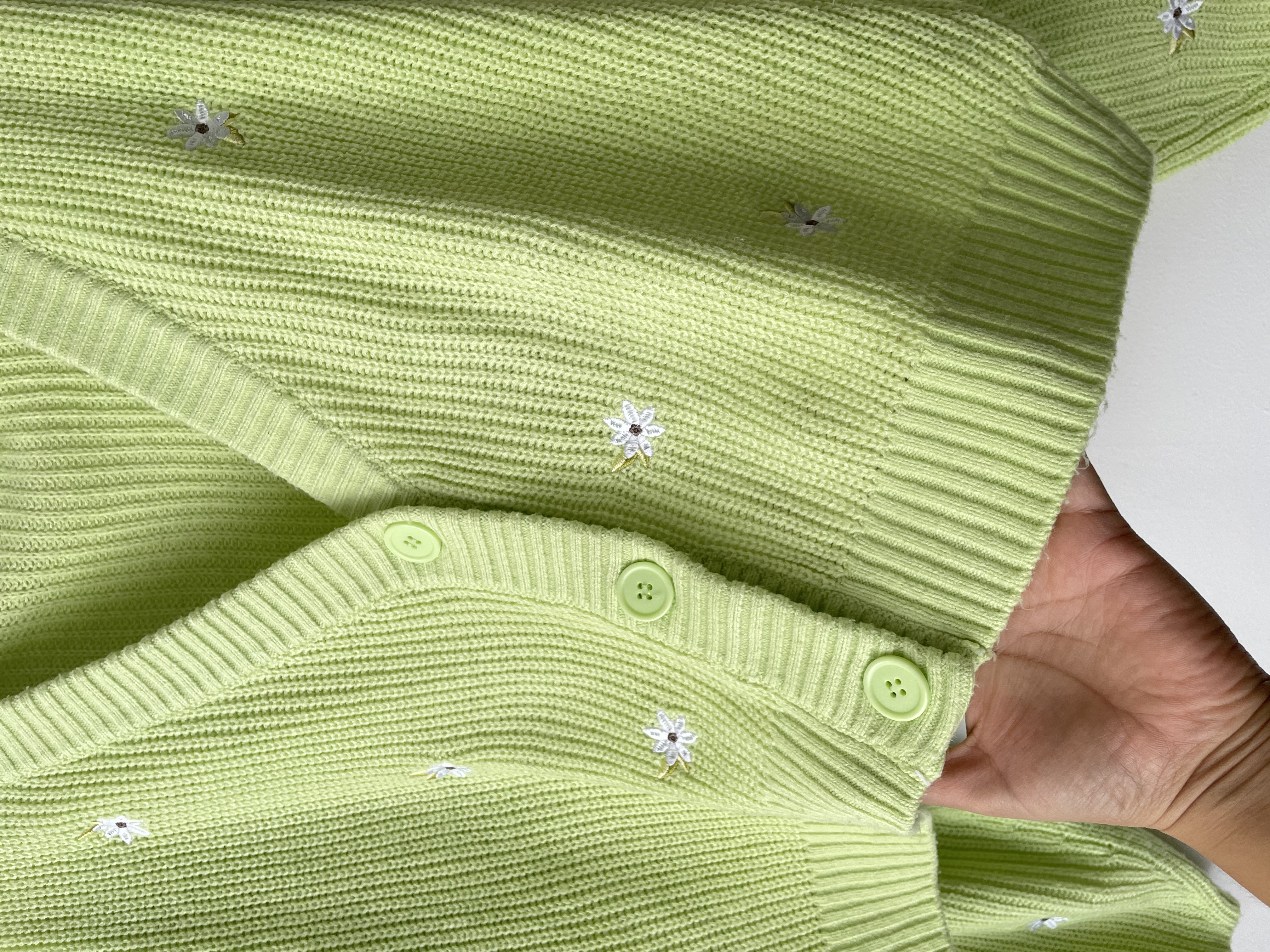 Cardigan limón. Talla: XL holgado 5