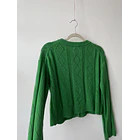 Cardigan verde. Talla: L 3