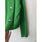 Cardigan verde. Talla: L 5
