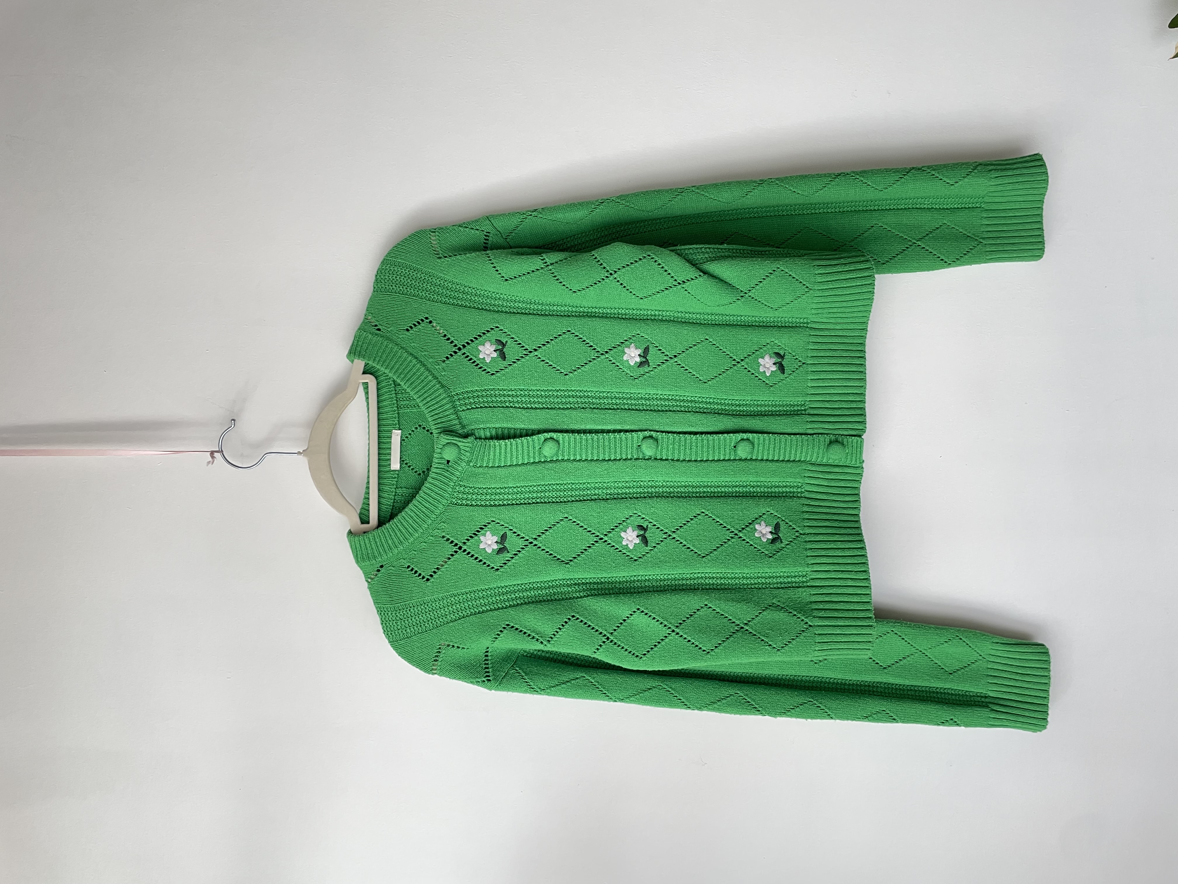 Cardigan verde. Talla: L 1