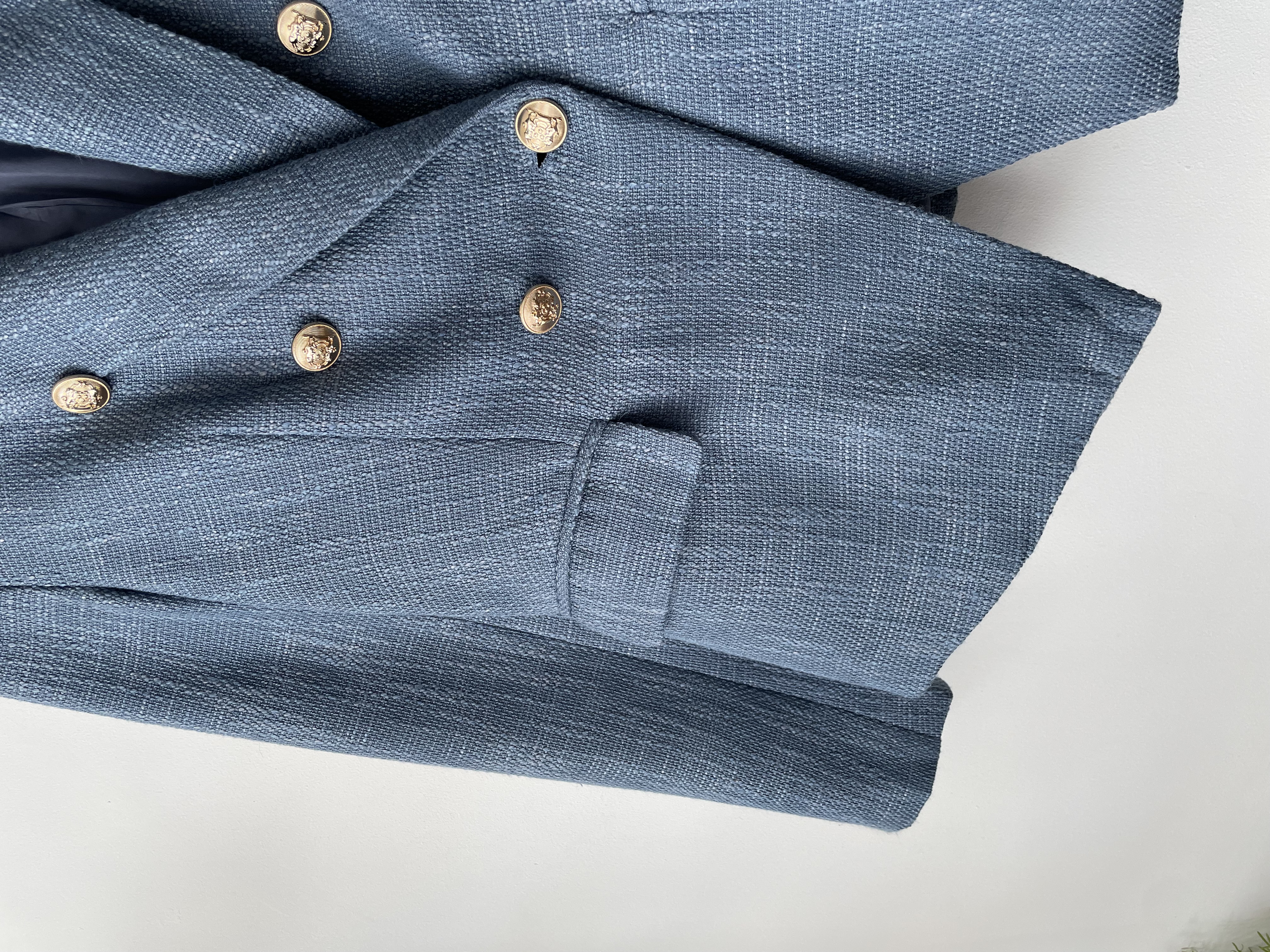 Blazer celeste. Talla: S  3