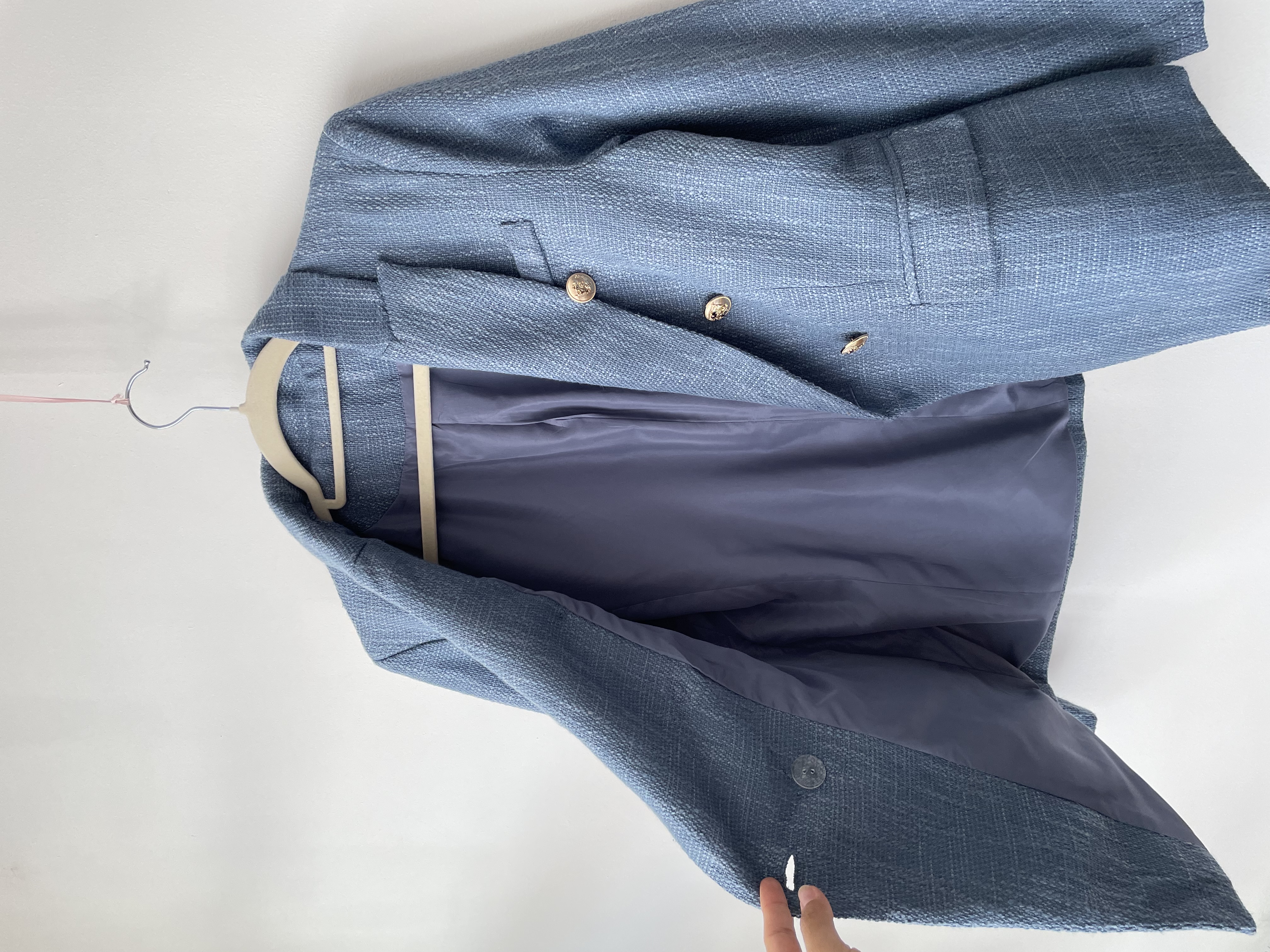 Blazer celeste. Talla: S  5