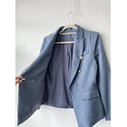 Blazer celeste. Talla: S  5