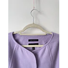 Abrigo lila lana. Talla: 18 (xl)  5