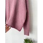 Sweater tortuga malva. Talla: L 3